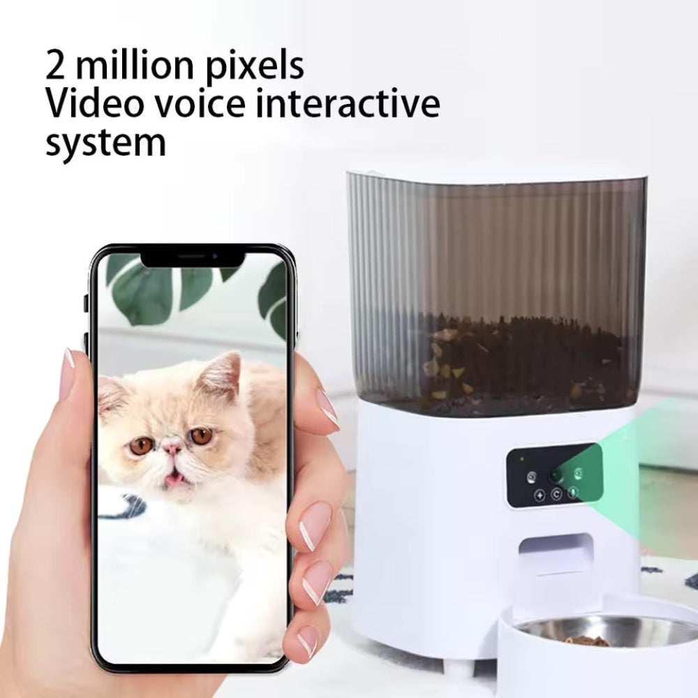 Smart Whiskers™ Automatic Pet Feeder With Camera