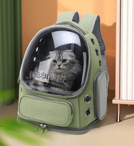 Smart Whiskers™ Transparent Pet Carrier Backpack