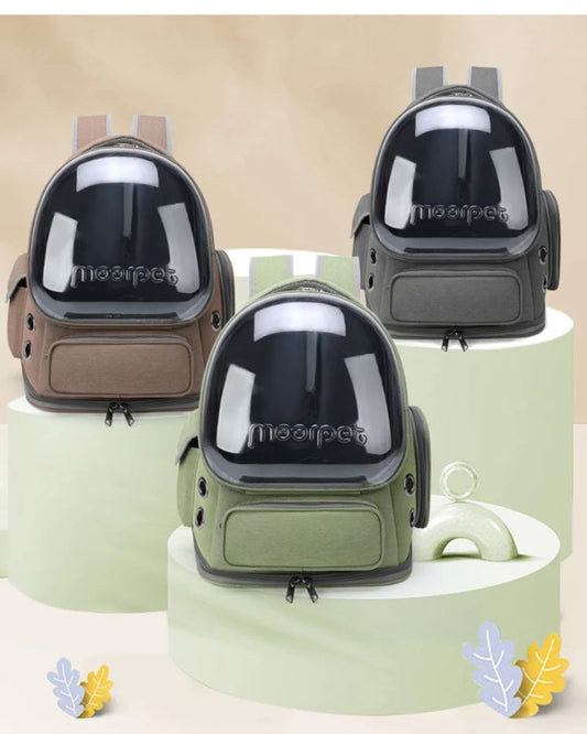 Smart Whiskers™ Transparent Pet Carrier Backpack