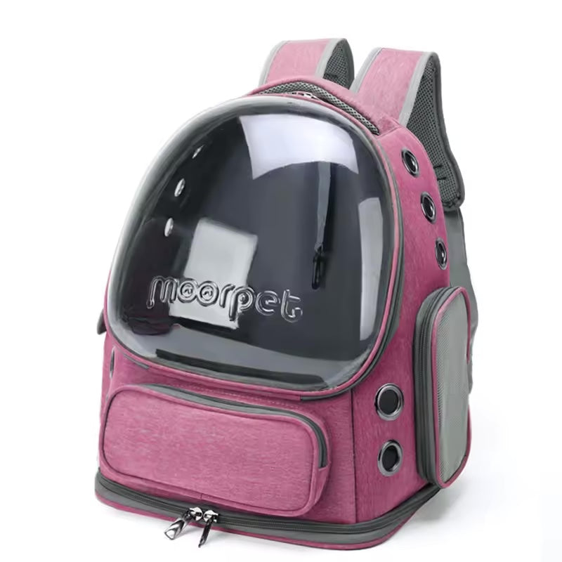 Smart Whiskers™ Transparent Pet Carrier Backpack